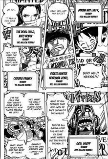 I'm talking about the original Japanese manga.   Go look at a page where they show his bounty poster, it should say Zoro even in whatever translation you're reading unless they edited it